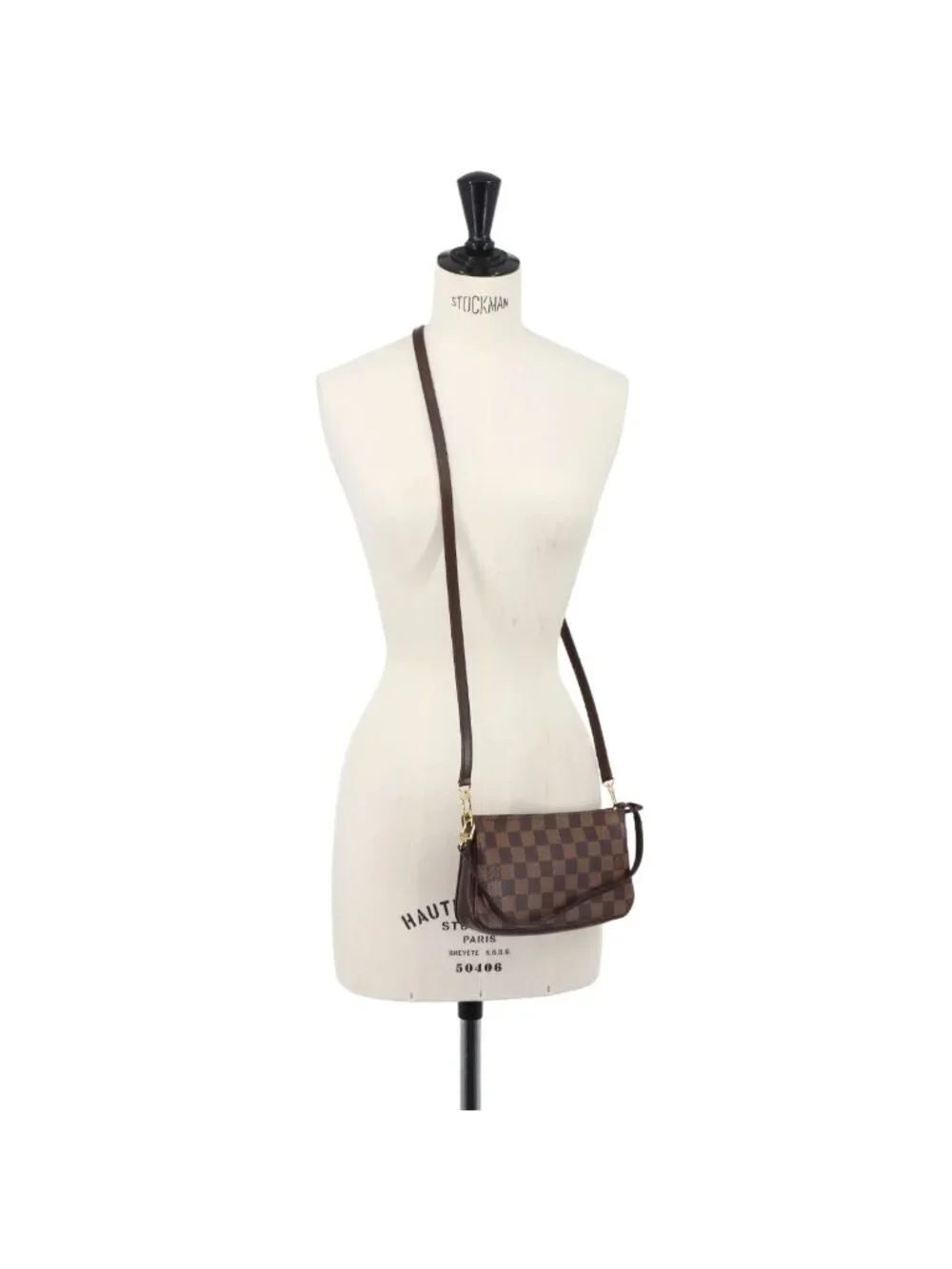Louis Vuitton Damier Navona 2-Way Bag Ebene Gold